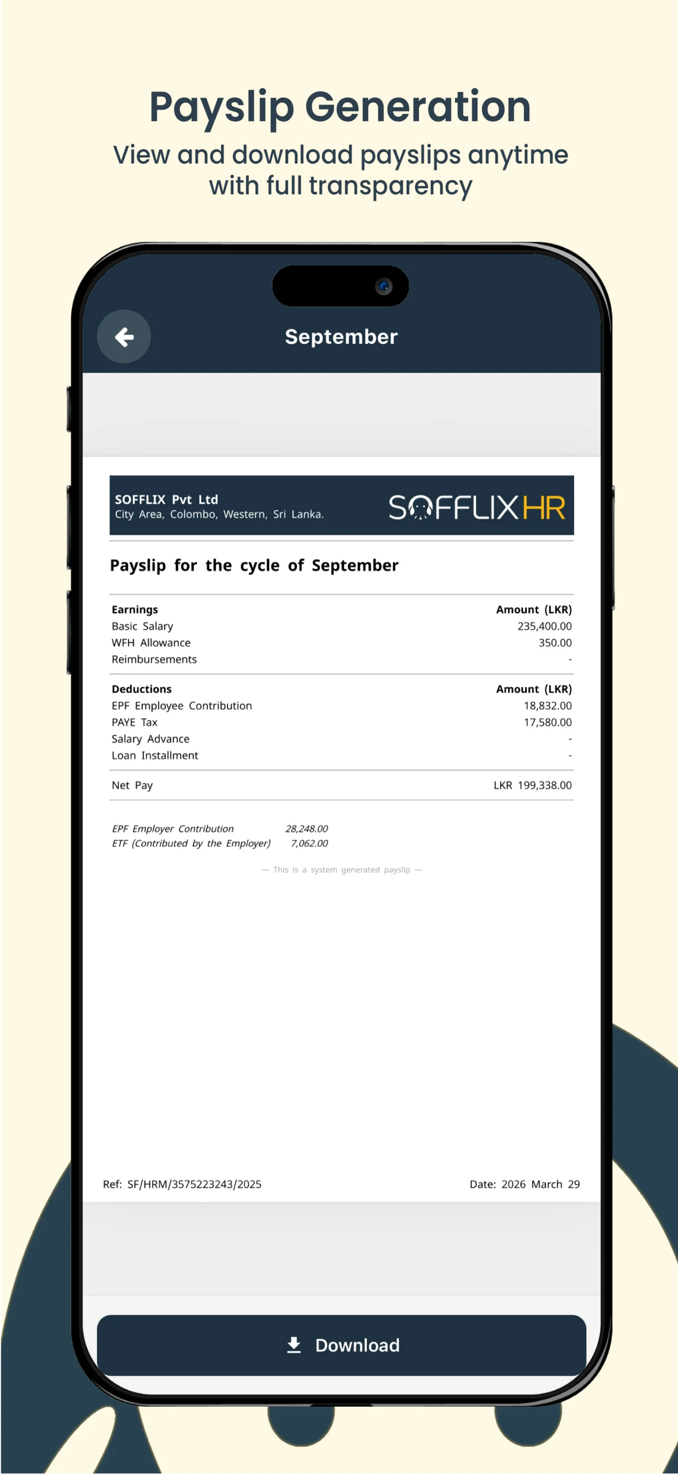 SOFFLIX HR screenshot